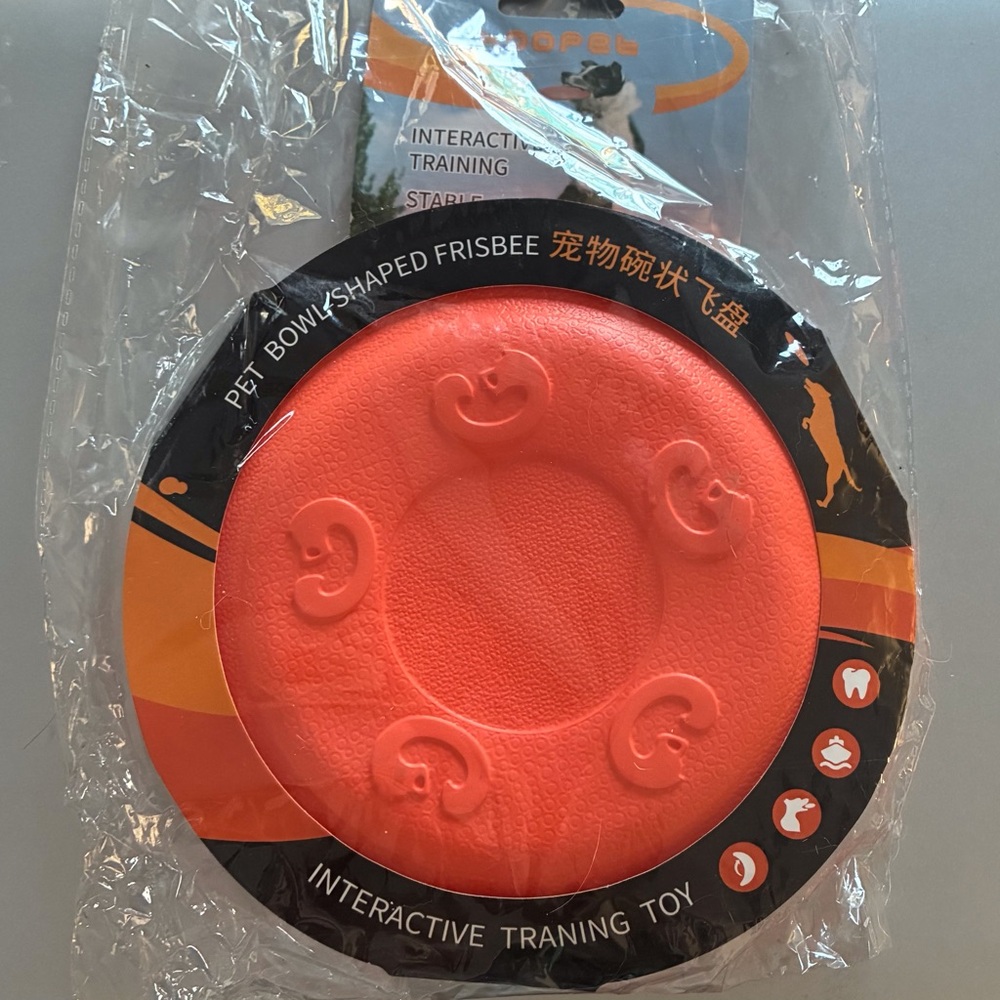 🦮 Hoopet Bowl-Shaped Dog Frisbee